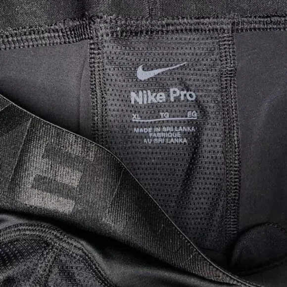 Nike Men XL Pro Hyperrecovery Black Training Compression Tights